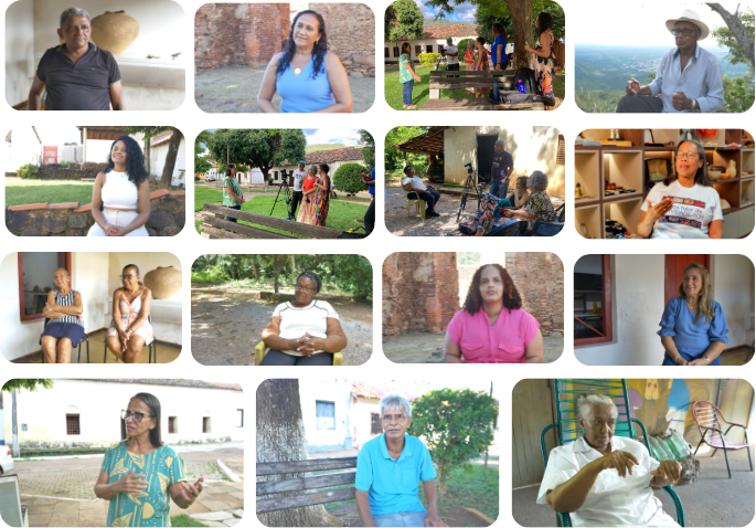 Entrevistas e registros de pesquisa